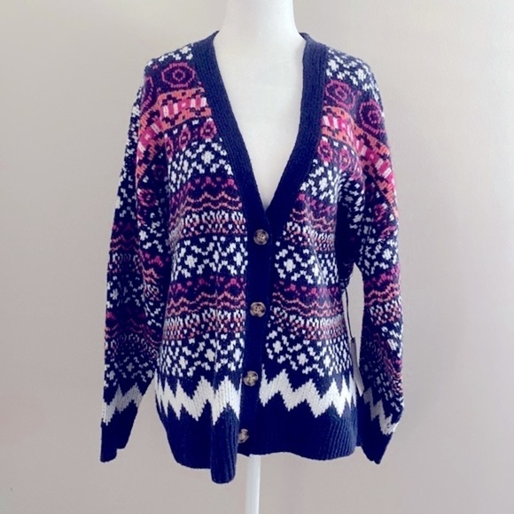 NWT cupcakes & cashmere cardigan sweater - Picture 1 of 9